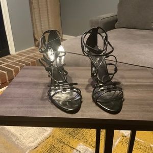 Black Patent Leather Heel